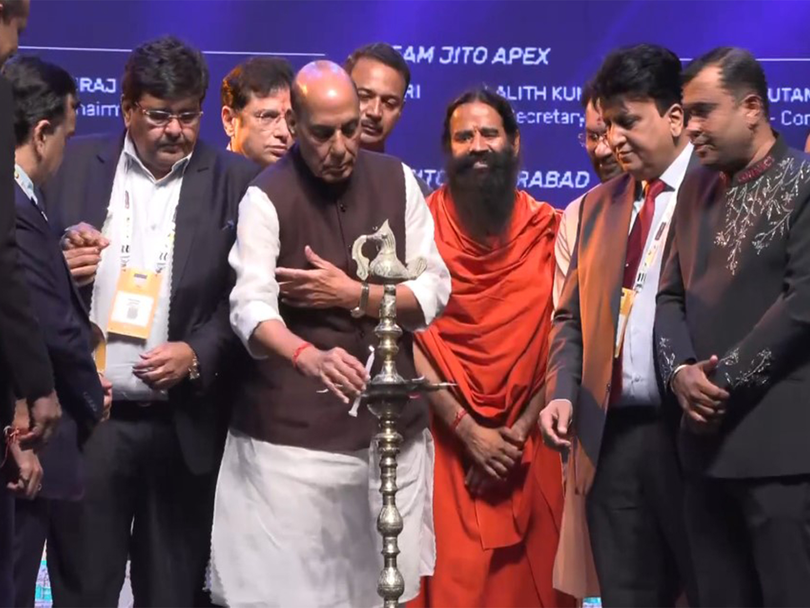 Defence Minister Rajnath Singh at JITO Conect 2025 (Photo/ANI) Defence Minister Rajnath Singh at JITO Conect 2025 (Photo/ANI)