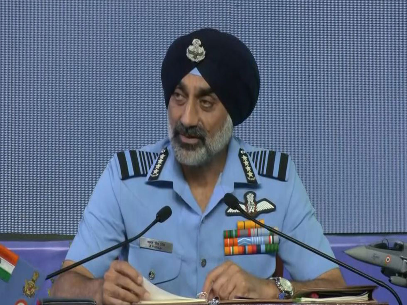 Chief of the Air Staff, Air Chief Marshal Amar Preet Singh (Photo/ANI) Chief of the Air Staff, Air Chief Marshal Amar Preet Singh (Photo/ANI)