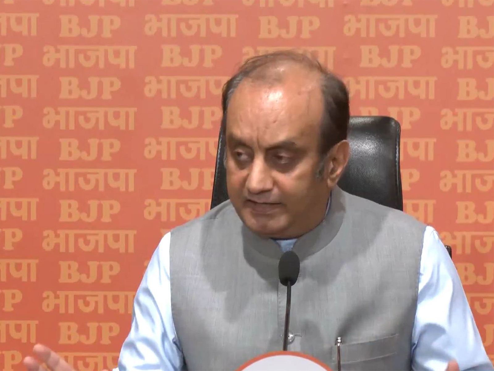 Bharatiya Janata Party MP Sudhanshu Trivedi (Photo/ANI) Bharatiya Janata Party MP Sudhanshu Trivedi (Photo/ANI)