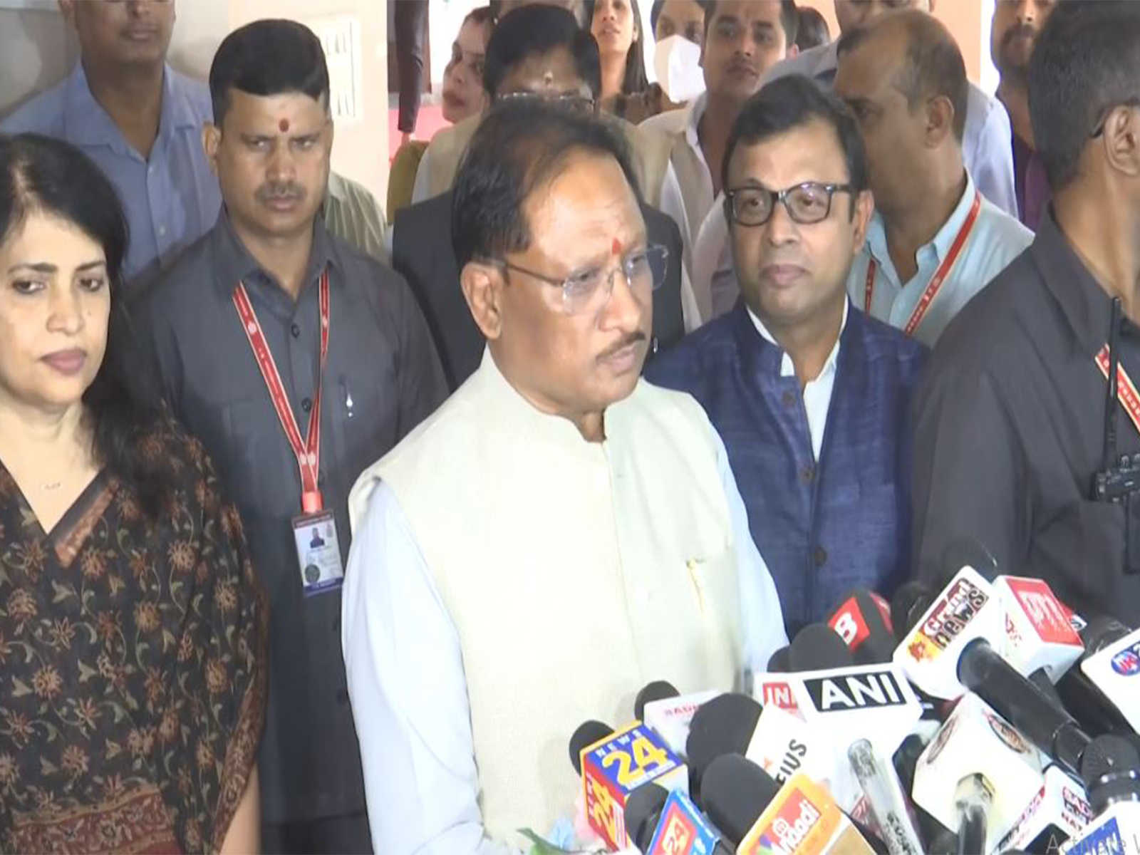 Chhattisgarh Chief Minister Vishnu Deo Sai (Photo/ANI) Chhattisgarh Chief Minister Vishnu Deo Sai (Photo/ANI)