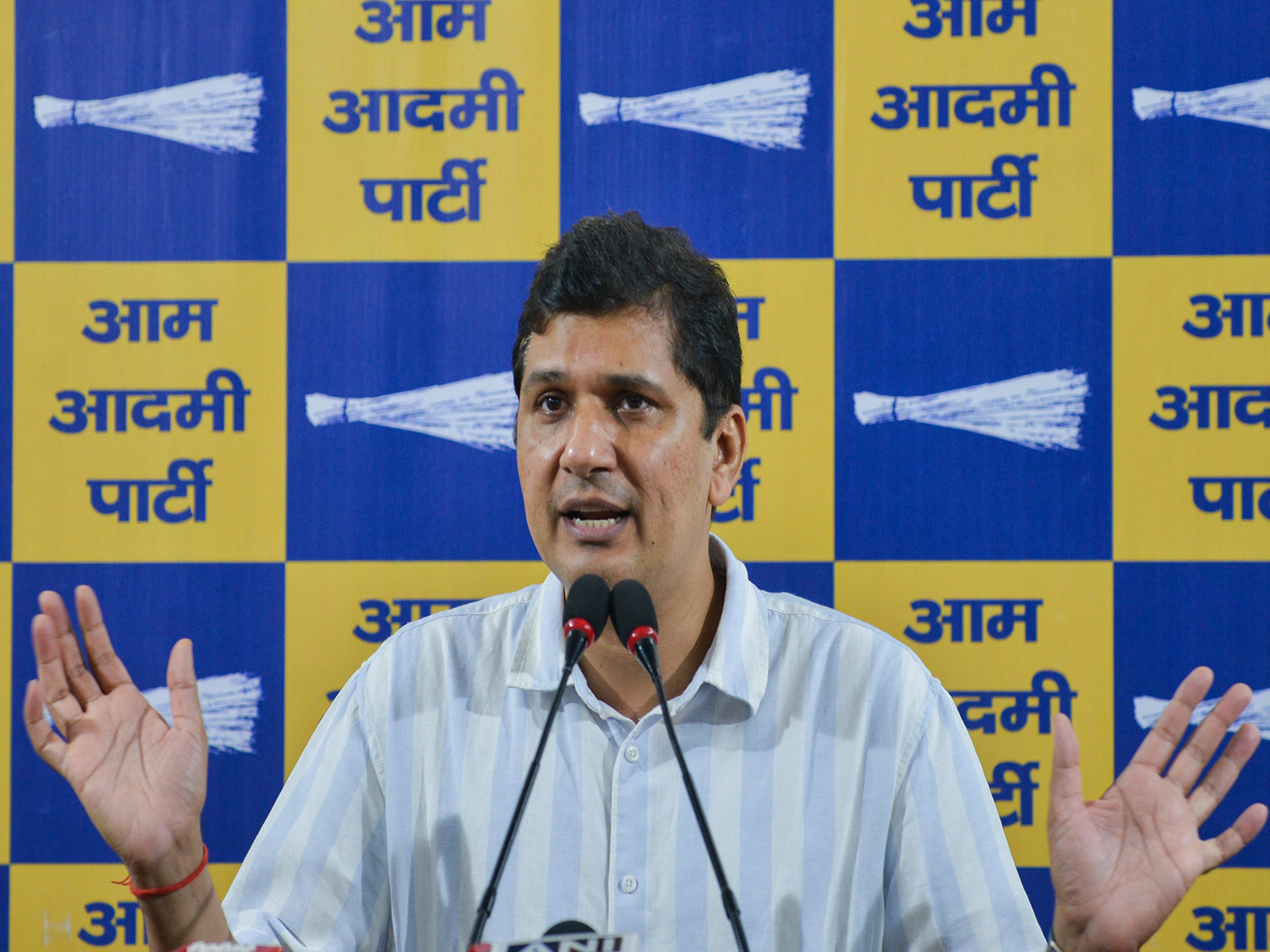 AAP leader Saurabh Bharadwaj (File Photo/ANI) AAP leader Saurabh Bharadwaj (File Photo/ANI)