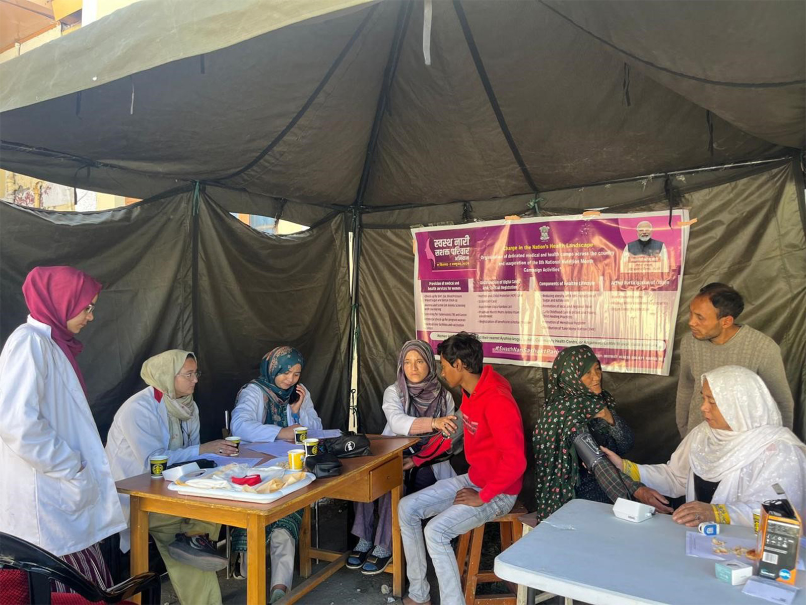 Swasth Nari Sashakt Parivar Abhiyaan marks largest ever health outreach in India. (Photo/PIB) Swasth Nari Sashakt Parivar Abhiyaan marks largest ever health outreach in India. (Photo/PIB)