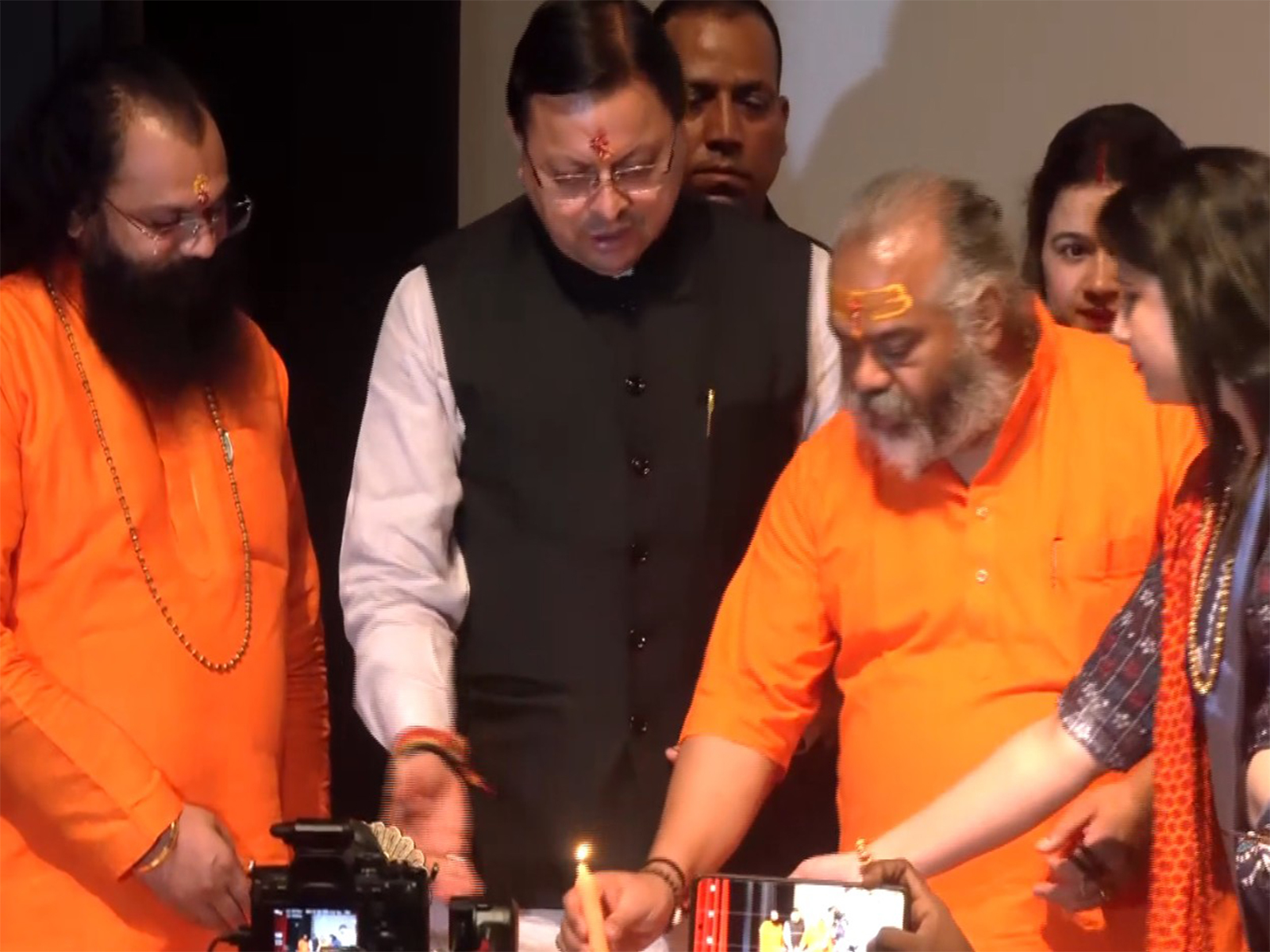 CM Pushkar Singh Dhami attends felicitation program at Doon Medical College (Photo/ANI) CM Pushkar Singh Dhami attends felicitation program at Doon Medical College (Photo/ANI)