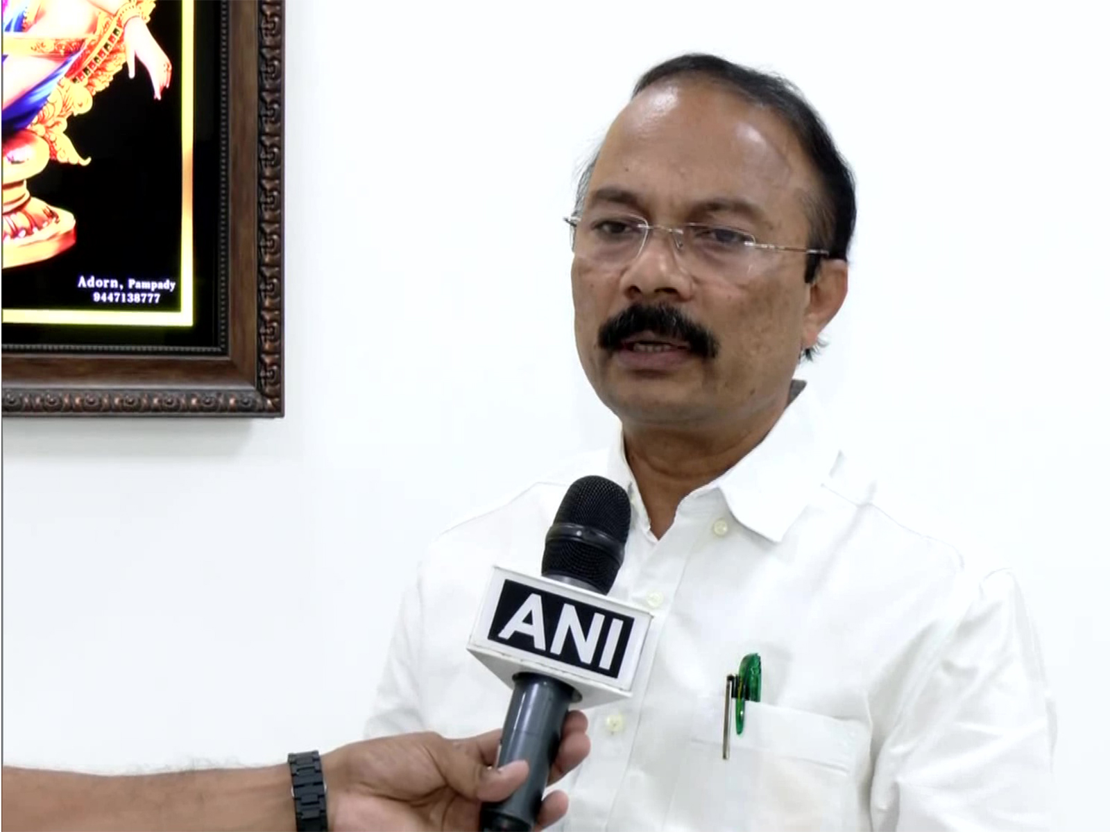 Travancore Devaswom Board (TDB) president PS Prasanth (Photo/ANI) Travancore Devaswom Board (TDB) president PS Prasanth (Photo/ANI)