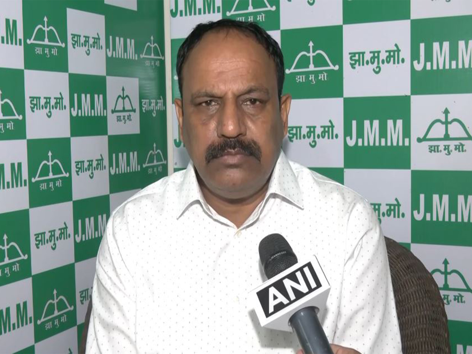 Jharkhand Mukti Morcha (JMM) spokesperson Manoj Pandey (Photo/ANI) Jharkhand Mukti Morcha (JMM) spokesperson Manoj Pandey (Photo/ANI)