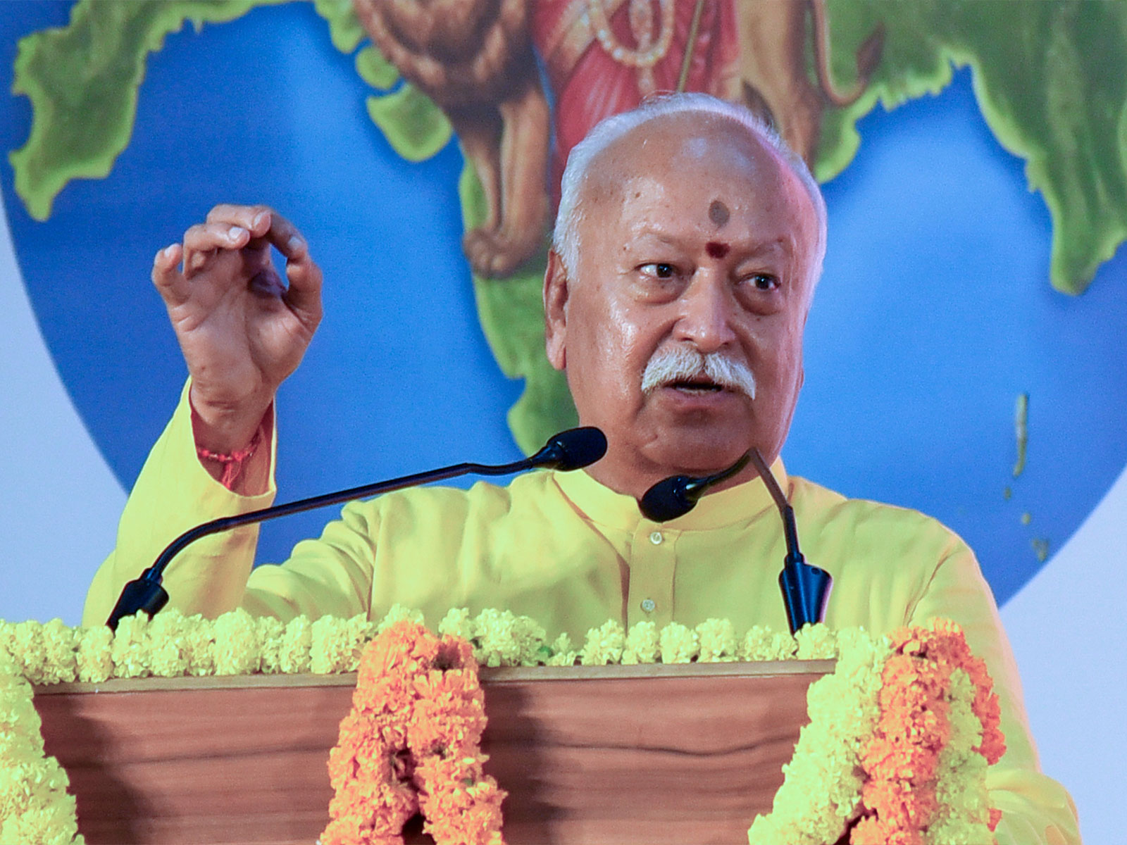 RSS Chief Mohan Bhagwat (Photo/ANI)
