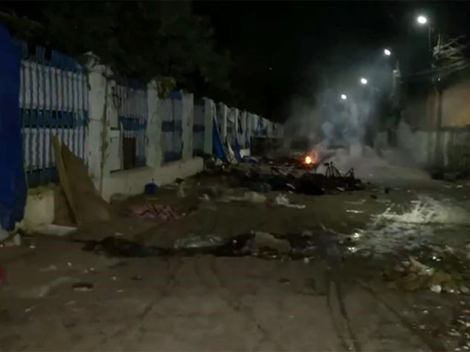 Aftermath of violence (Photo/ANI) Aftermath of violence (Photo/ANI)