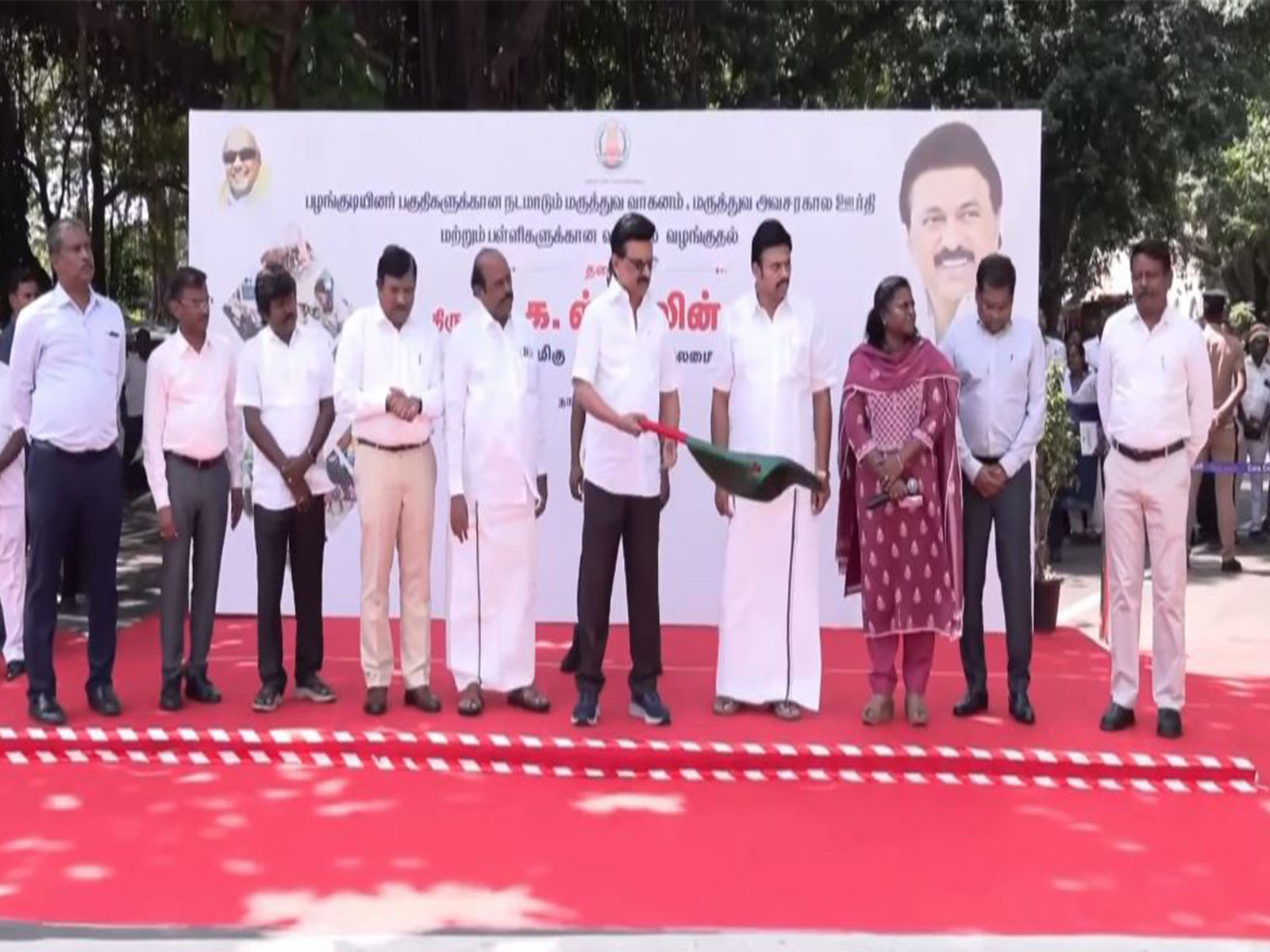 Tamil Nadu CM MK Stalin inaugurates multiple welfare, development projects (Photo/TN DIPR) Tamil Nadu CM MK Stalin inaugurates multiple welfare, development projects (Photo/TN DIPR)