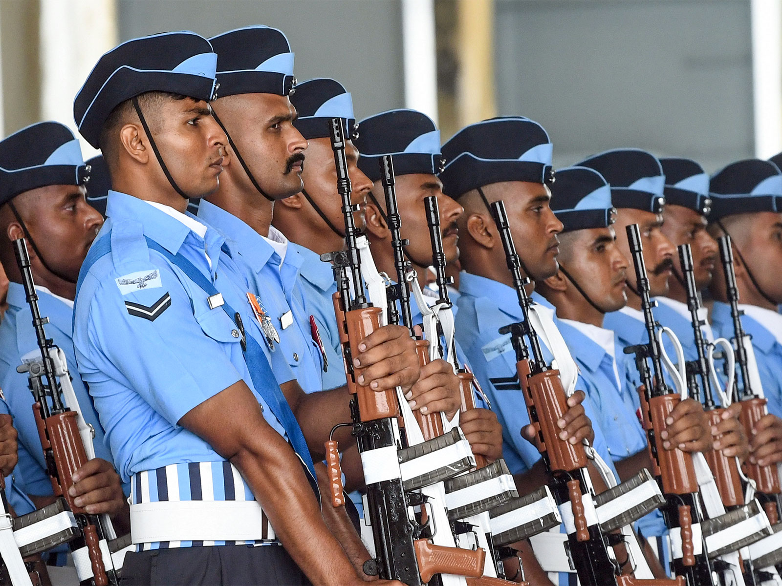 Full dress rehearsal ahead of Air Force Day (Photo/ANI) Full dress rehearsal ahead of Air Force Day (Photo/ANI)