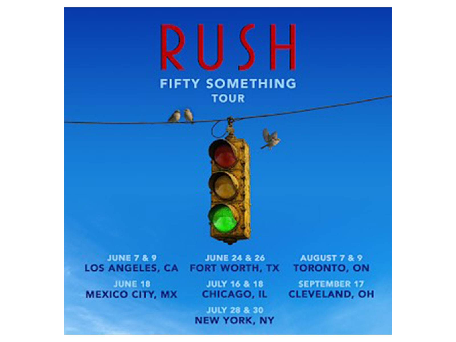 Rush Fifty Something Tour (Photo: Instagram/@rush) Rush Fifty Something Tour (Photo: Instagram/@rush)