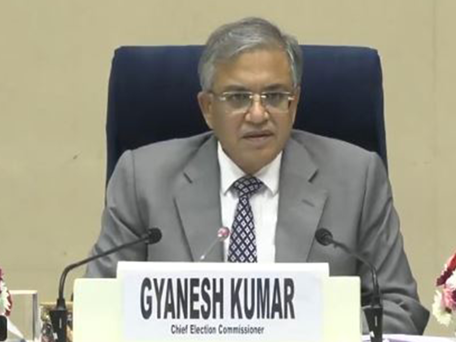 Chief Election Commissioner Gyanesh Kumar (Photo/ANI) Chief Election Commissioner Gyanesh Kumar (Photo/ANI)