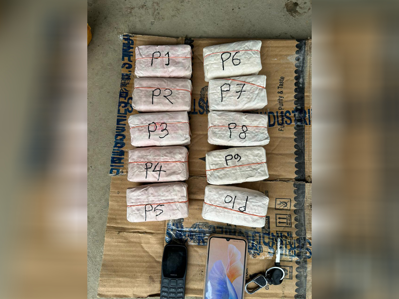 Assam rifles seizes yaba tablets worth Rs 6 crore (Photo/ANI)