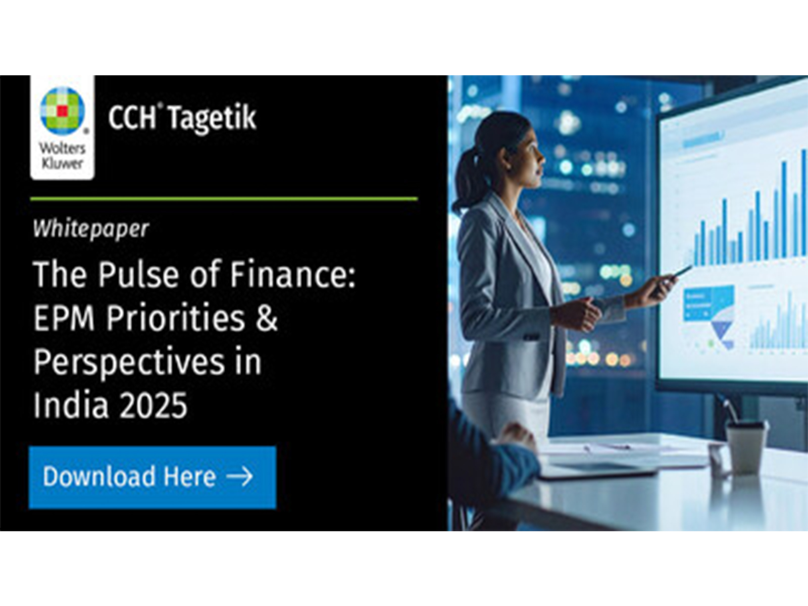Wolters Kluwer CCH Tagetik unveils its India-focused whitepaper, 'The Pulse of Finance: EPM Priorities & Perspectives in India 2025' Wolters Kluwer CCH Tagetik unveils its India-focused whitepaper, 'The Pulse of Finance: EPM Priorities & Perspectives in India 2025'