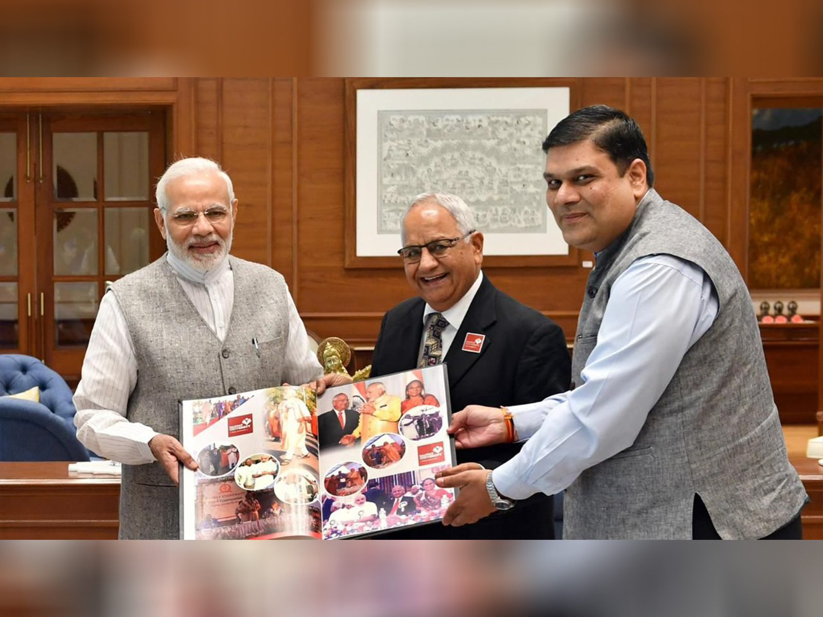 Padma awardee Dr Ganpat Patel with PM Modi (File Photo/ANI) Padma awardee Dr Ganpat Patel with PM Modi (File Photo/ANI)