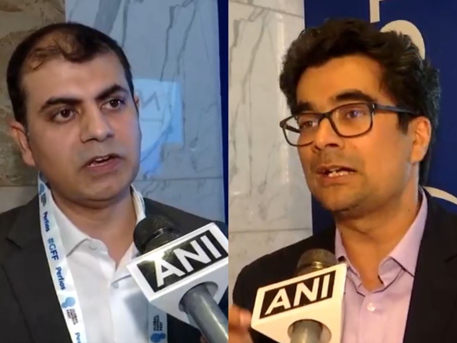 Sayem Ahsan, Head of Devices, Merchant Business at PhonePe and Ankit Gaur, Head of PhonePay (Photo/ANI) Sayem Ahsan, Head of Devices, Merchant Business at PhonePe and Ankit Gaur, Head of PhonePay (Photo/ANI)