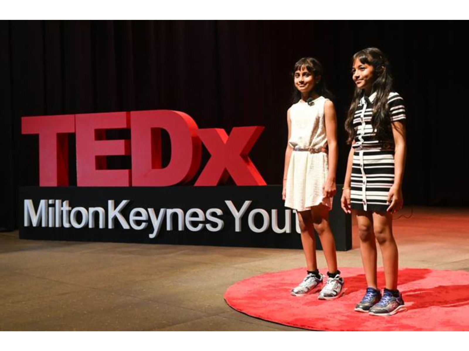 11-Year-Old Twins Eva and Amaira Deotale Champion Disability Inclusion on TEDx Stage 11-Year-Old Twins Eva and Amaira Deotale Champion Disability Inclusion on TEDx Stage