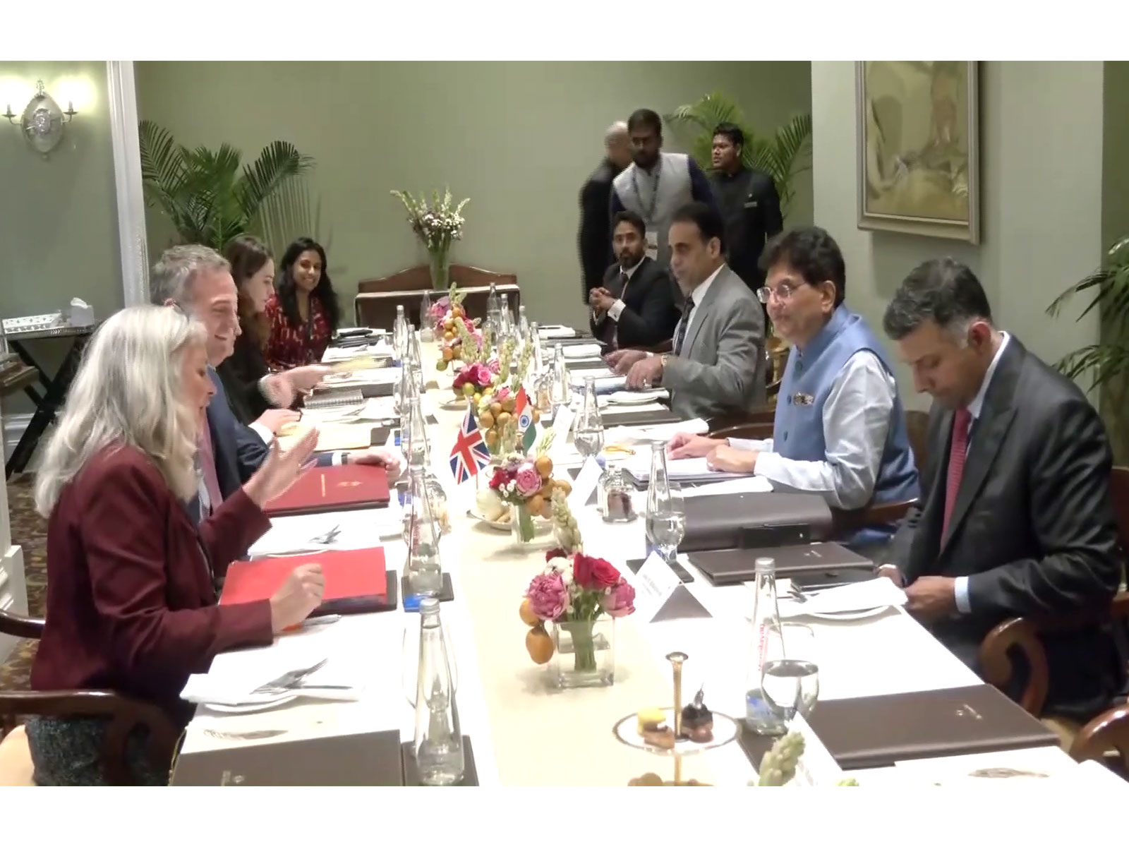 Union Minister of Commerce and Industry, Piyush Goyal, and Peter Kyle, UK Secretary of State for Business and Trade (Photo/ANI) Union Minister of Commerce and Industry, Piyush Goyal, and Peter Kyle, UK Secretary of State for Business and Trade (Photo/ANI)