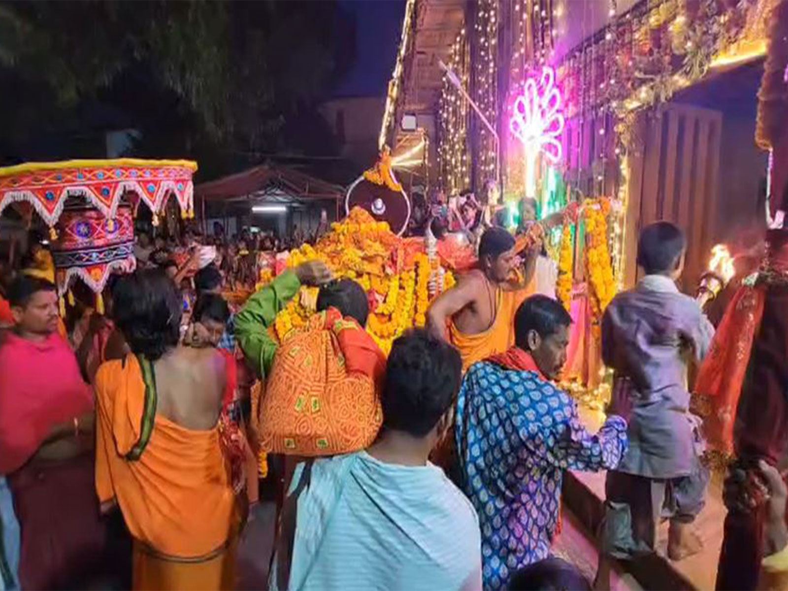 Mata Danteshwari returns to temple (Photo/ANI) Mata Danteshwari returns to temple (Photo/ANI)