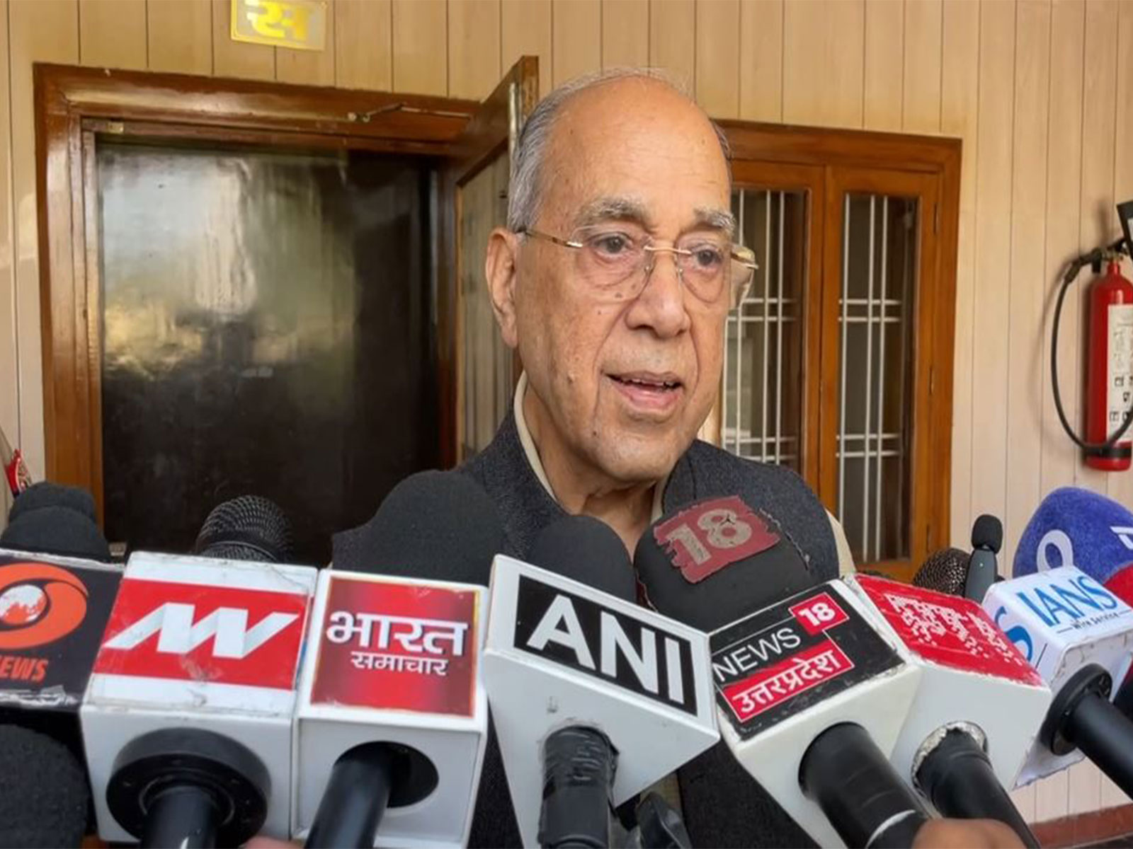 Shri Ram Janmabhoomi Temple Construction Committee Chairman Nripendra Mishra (Photo/ANI) Shri Ram Janmabhoomi Temple Construction Committee Chairman Nripendra Mishra (Photo/ANI)