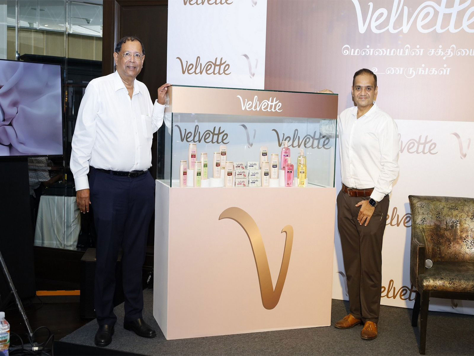 Reliance Consumer Products brings back Tamil Nadu’s heritage, iconic personal care brand Velvette in collaboration with CK Rajkumar family (Image source: Reliance Consumer Products Limited) Reliance Consumer Products brings back Tamil Nadu’s heritage, iconic personal care brand Velvette in collaboration with CK Rajkumar family (Image source: Reliance Consumer Products Limited)