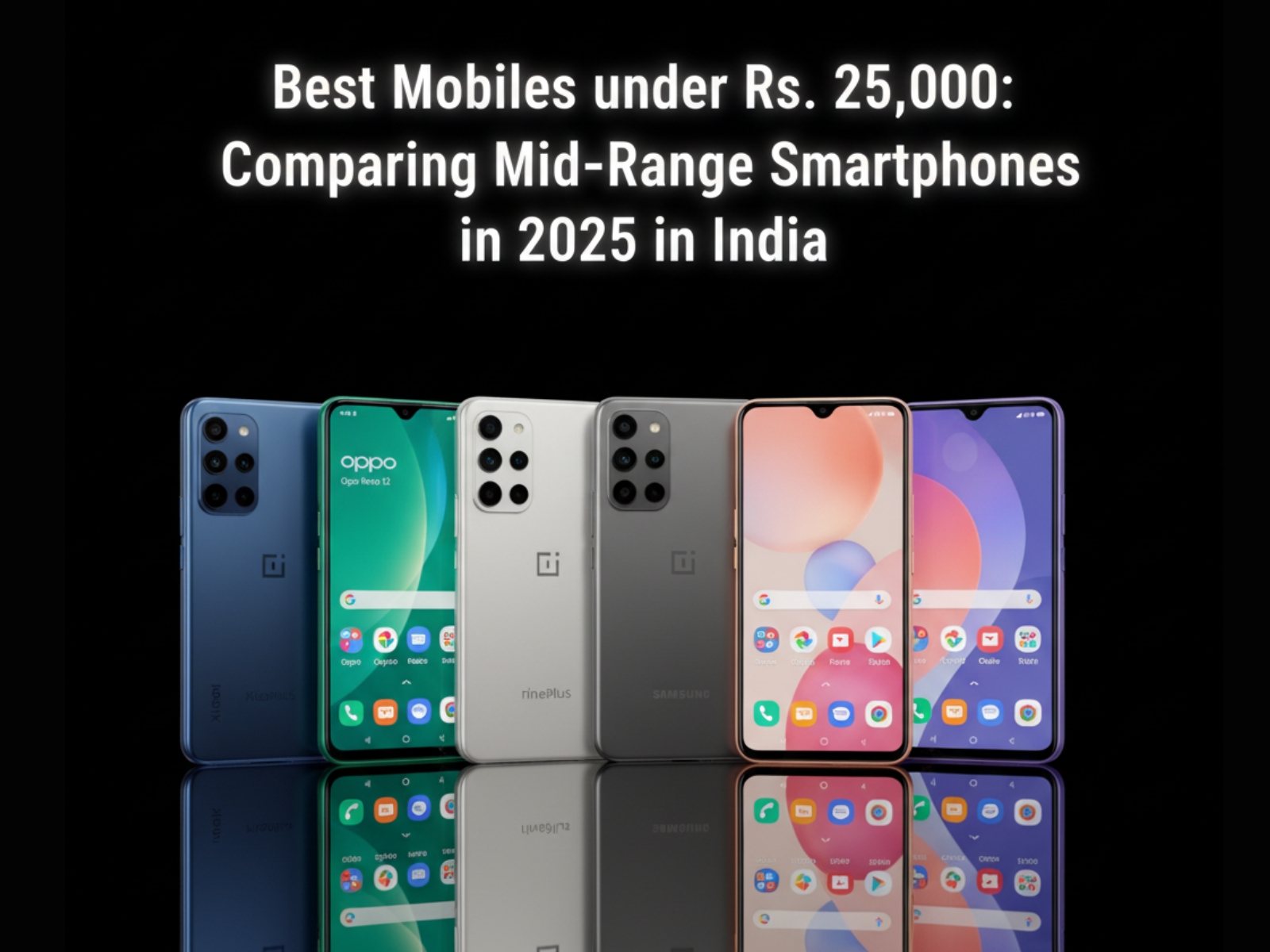 Best Mobiles under Rs. 25,000: Comparing Mid-Range Smartphones in 2025 in India Best Mobiles under Rs. 25,000: Comparing Mid-Range Smartphones in 2025 in India