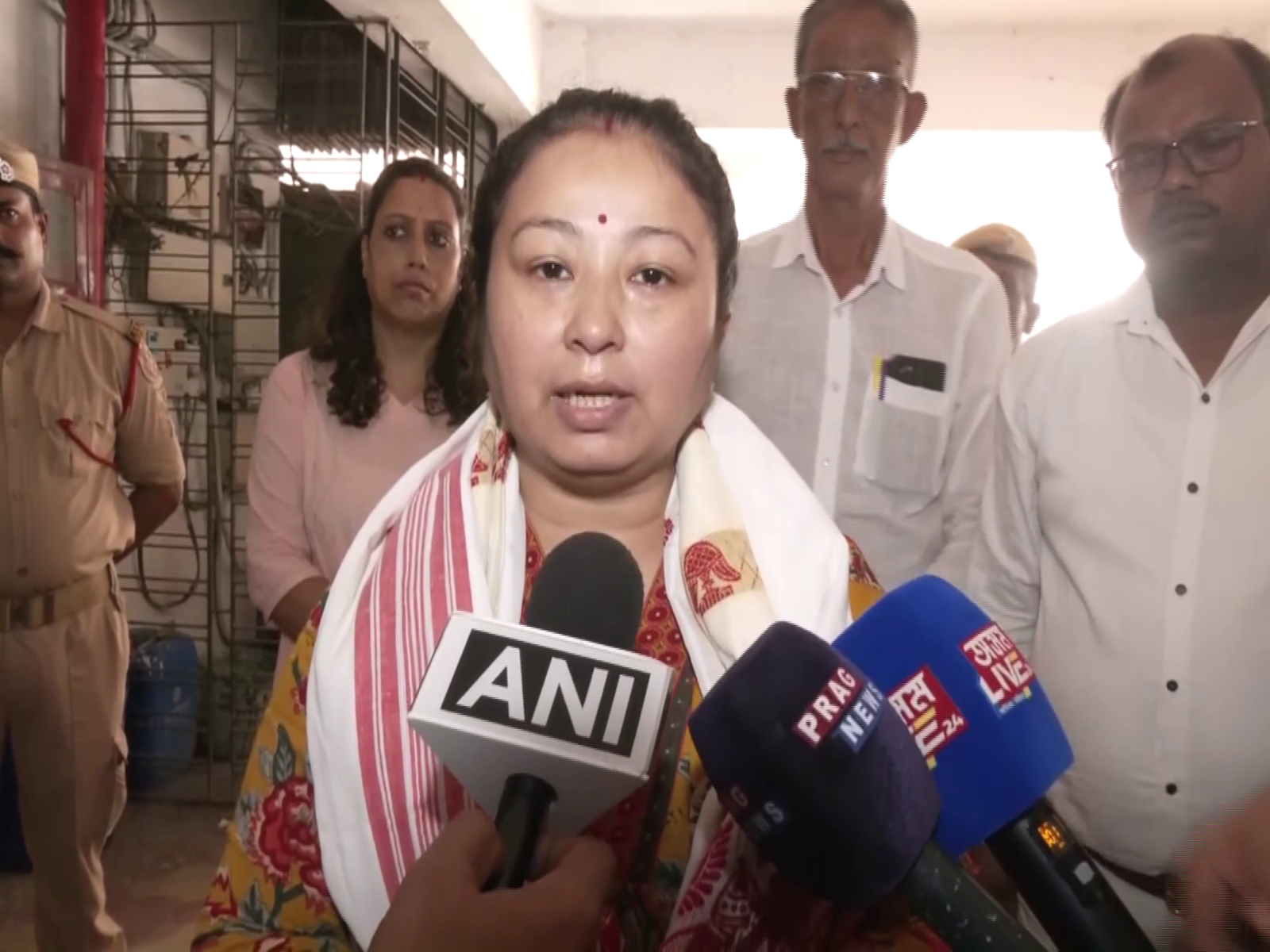 Late singer Zubeen Garg's wife Garima Saikia (Image source: ANI) Late singer Zubeen Garg's wife Garima Saikia (Image source: ANI)