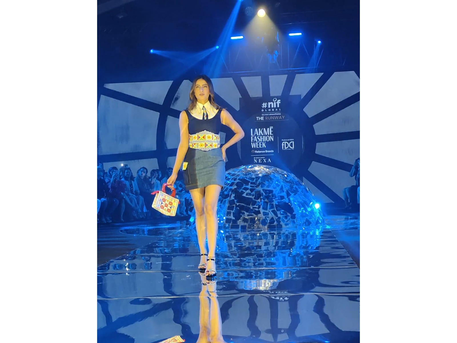 Actor Palak Tiwari at Lakme Fashion Week 2025 (Image source: ANI) Actor Palak Tiwari at Lakme Fashion Week 2025 (Image source: ANI)