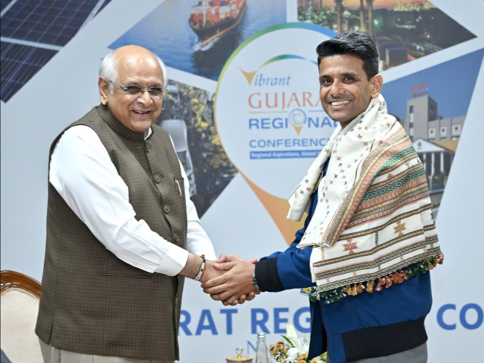 Group Captain Shubhanshu Shukla meets Gujarat CM Bhupendra Patel (Photo/X/@Bhupendrapbjp) Group Captain Shubhanshu Shukla meets Gujarat CM Bhupendra Patel (Photo/X/@Bhupendrapbjp)