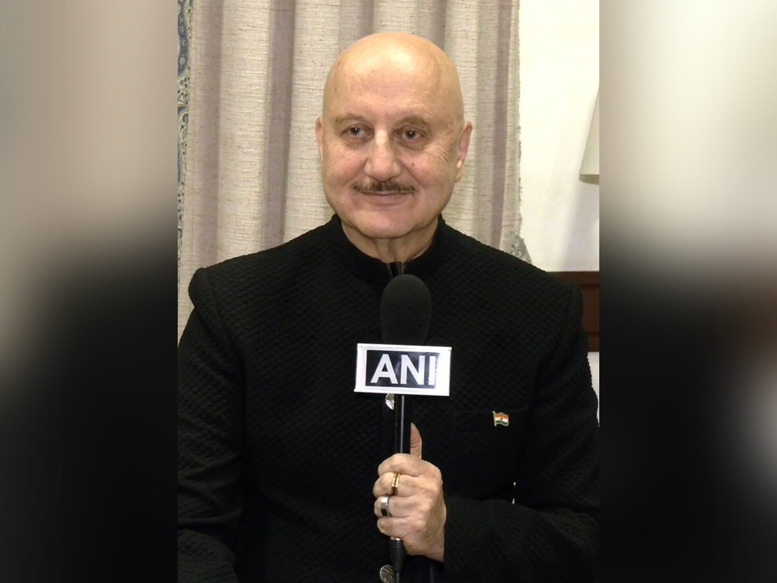 Legendary actor Anupam Kher (Image source: ANI) Legendary actor Anupam Kher (Image source: ANI)