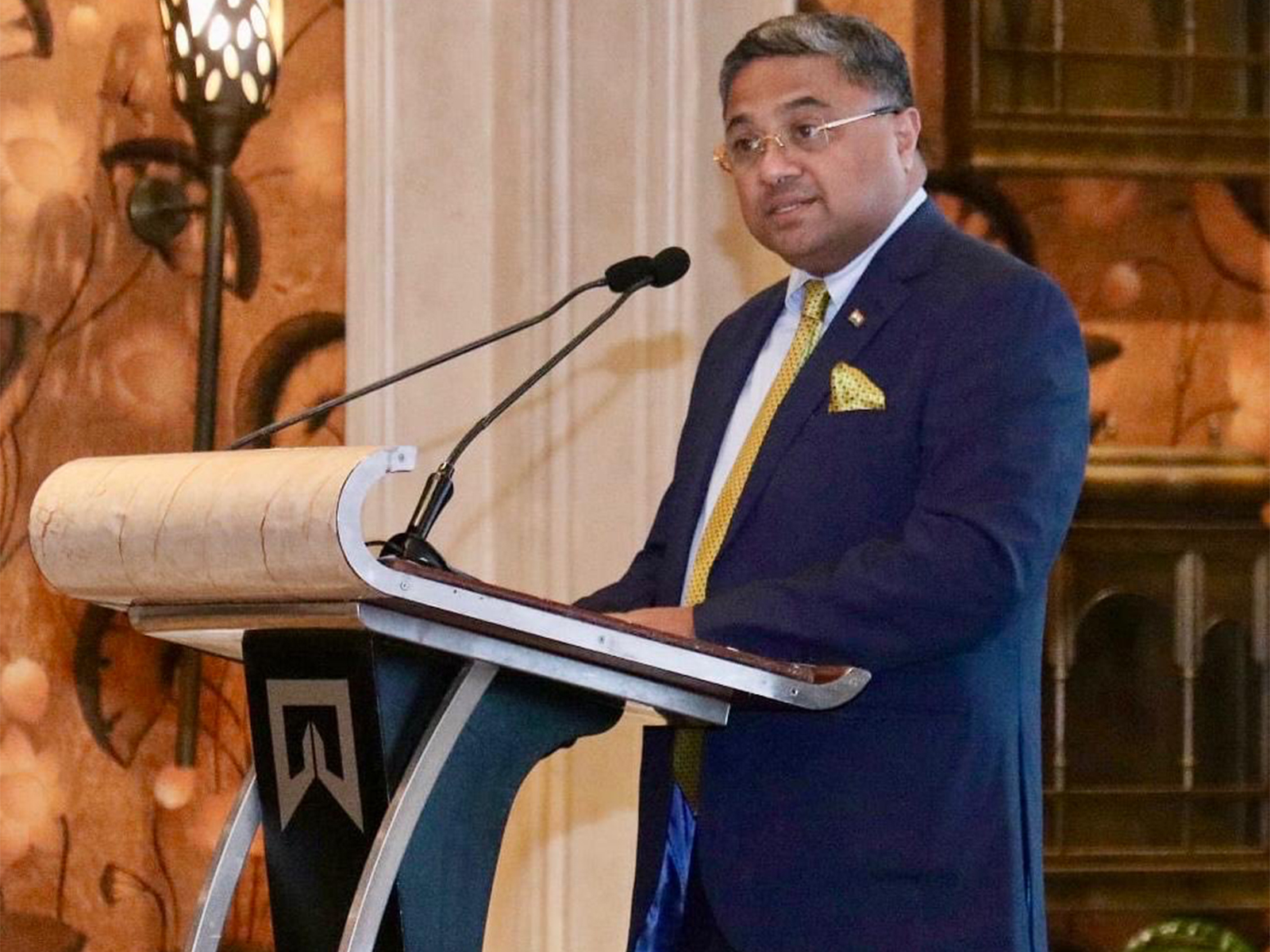 Ambassador Sibi George, Secretary (West) at the MEA (Photo Credit: X/@MEAIndia) Ambassador Sibi George, Secretary (West) at the MEA (Photo Credit: X/@MEAIndia)