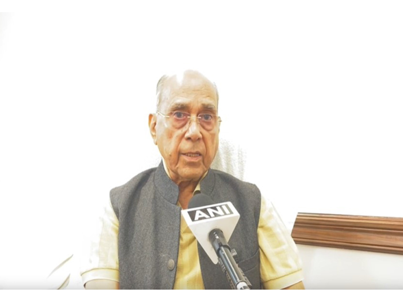 Nripendra Mishra, Chairman of the Ram Janmabhoomi Temple Construction Committee (Photo/ANI) Nripendra Mishra, Chairman of the Ram Janmabhoomi Temple Construction Committee (Photo/ANI)