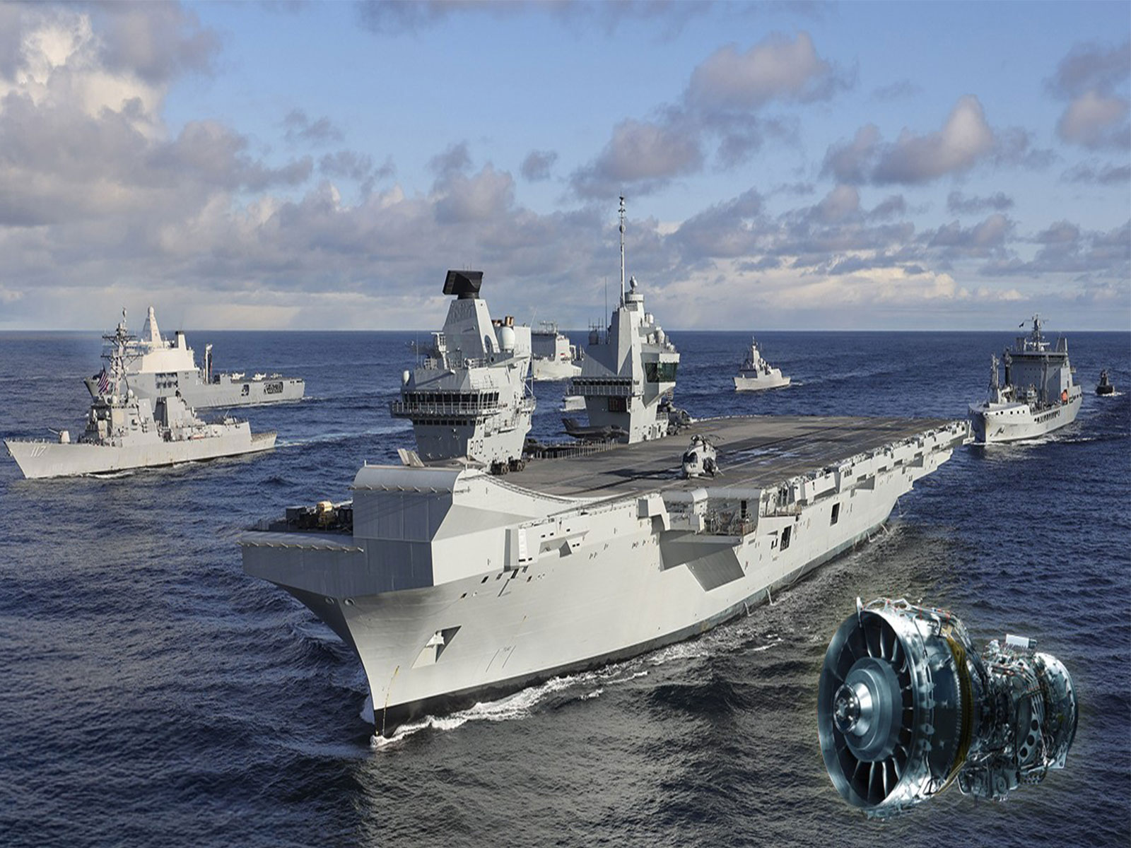HMS Prince of Wales powered by Rolls-Royce’s MT30 marine gas turbine (Photo/ UK MoD) HMS Prince of Wales powered by Rolls-Royce’s MT30 marine gas turbine (Photo/ UK MoD)