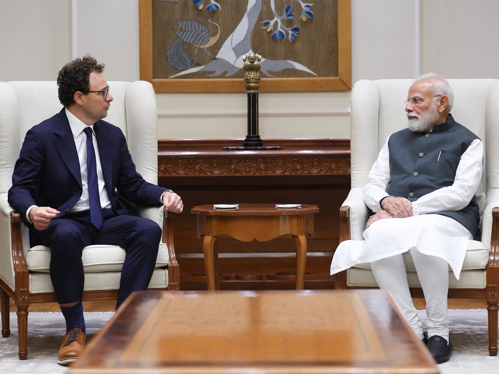Prime Minister Narendra Modi meets Anthropic CEO, Dario Amodei (Photo/@DarioAmodei) Prime Minister Narendra Modi meets Anthropic CEO, Dario Amodei (Photo/@DarioAmodei)