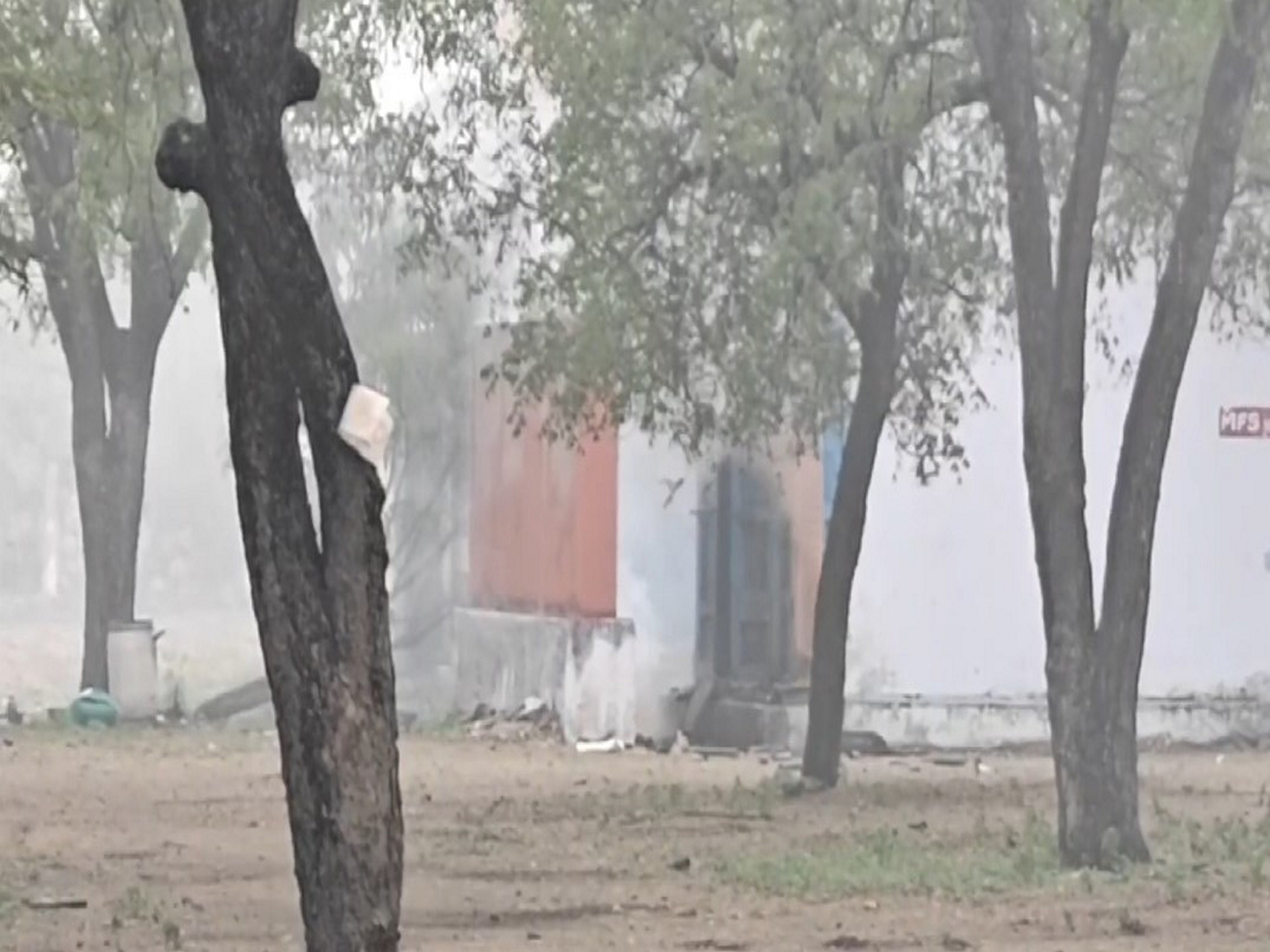 Two rooms damaged in explosion at fireworks factory near Sivakasi (Photo/ANI) Two rooms damaged in explosion at fireworks factory near Sivakasi (Photo/ANI)
