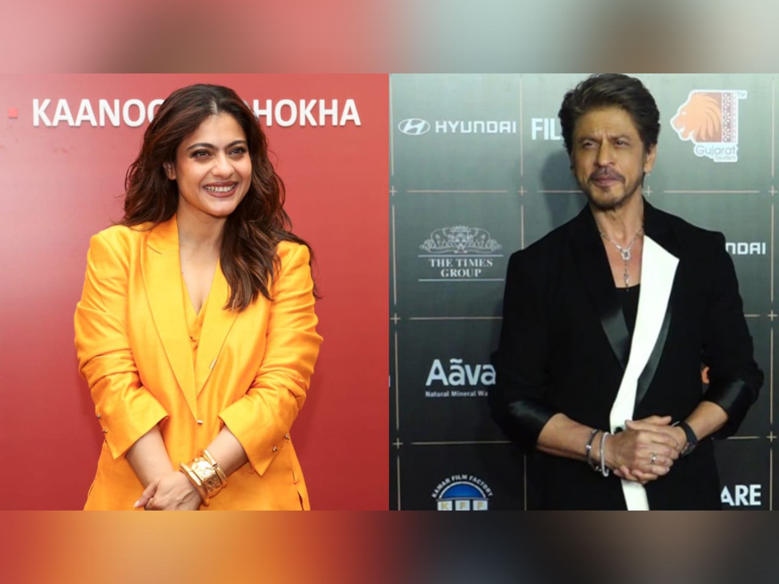 Shah Rukh Khan (R) Kajol (L) (Photo/ANI) Shah Rukh Khan (R) Kajol (L) (Photo/ANI)