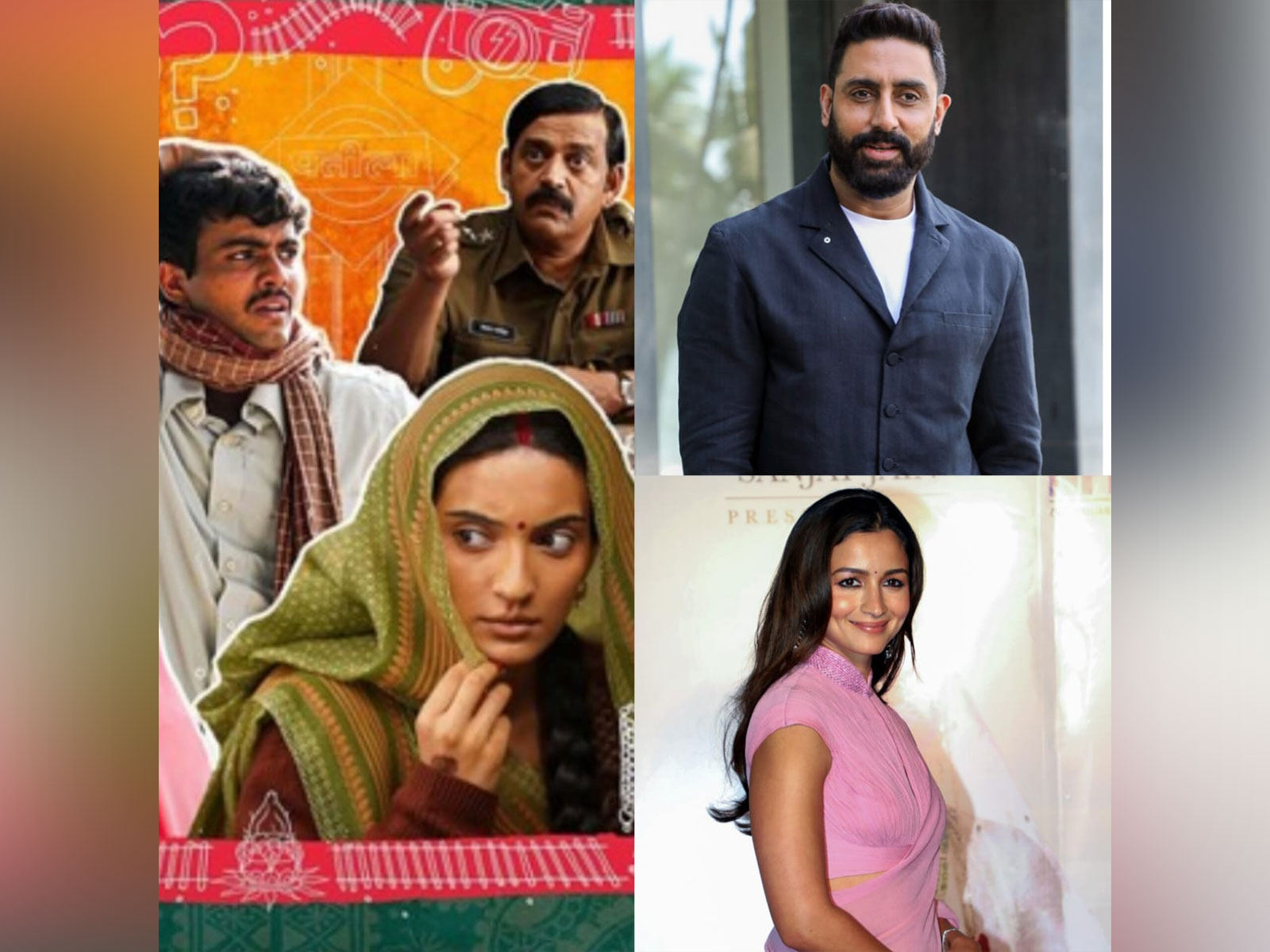 Laapataa Ladies poster (R) (Photo/instagram/@raodyness) Abhishek Bachchan, Alia Bhatt (Photo/ANI) Laapataa Ladies poster (R) (Photo/instagram/@raodyness) Abhishek Bachchan, Alia Bhatt (Photo/ANI)