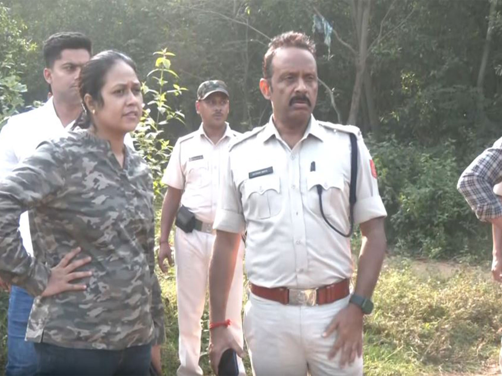 West Bengal Police at the site of the incident Photo/ANI) West Bengal Police at the site of the incident Photo/ANI)