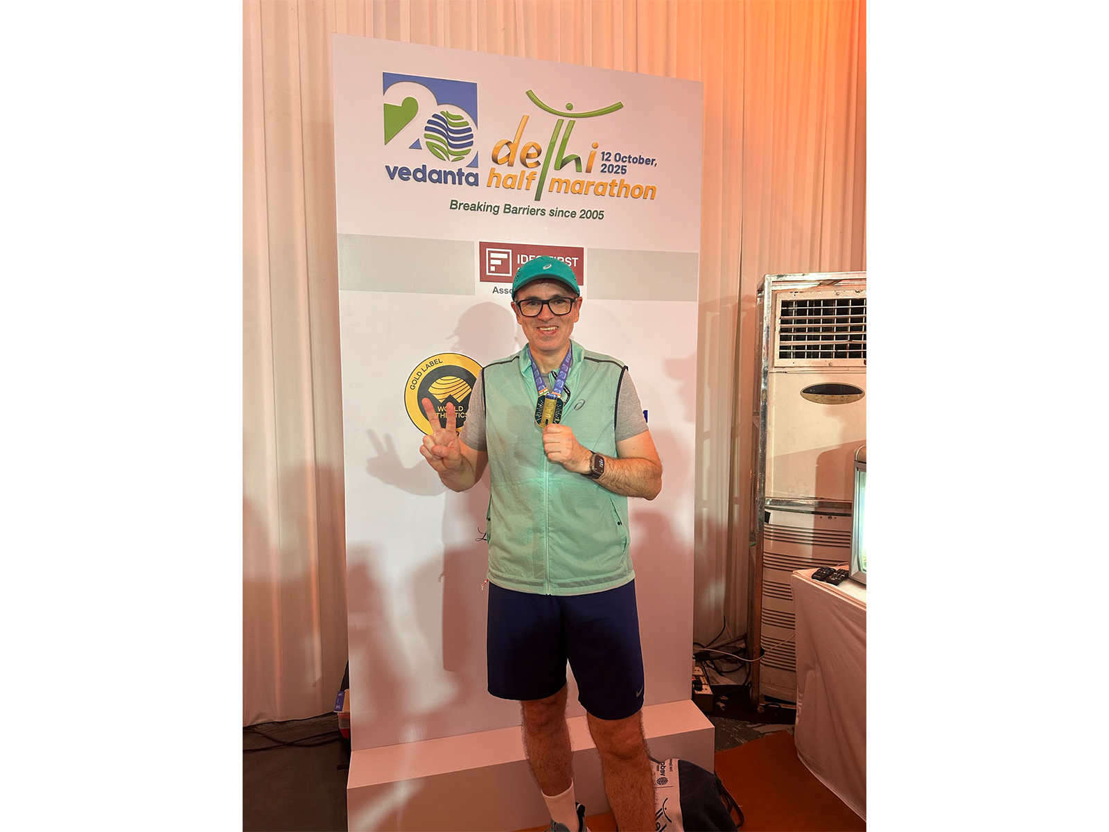 Jammu and Kashmir Chief Minister Omar Abdullah participated in Delhi Half Marathon 2025 (Photo: x/@OmarAbdullah) Jammu and Kashmir Chief Minister Omar Abdullah participated in Delhi Half Marathon 2025 (Photo: x/@OmarAbdullah)