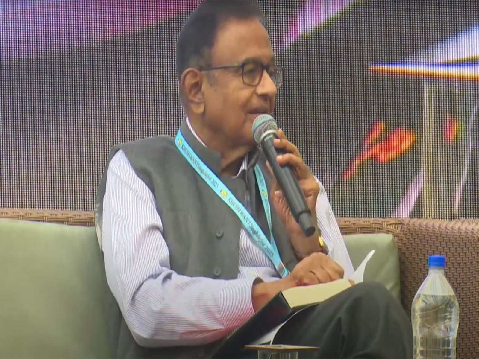 Congress MP P Chidambaram (Photo/KSLF Youtube) Congress MP P Chidambaram (Photo/KSLF Youtube)