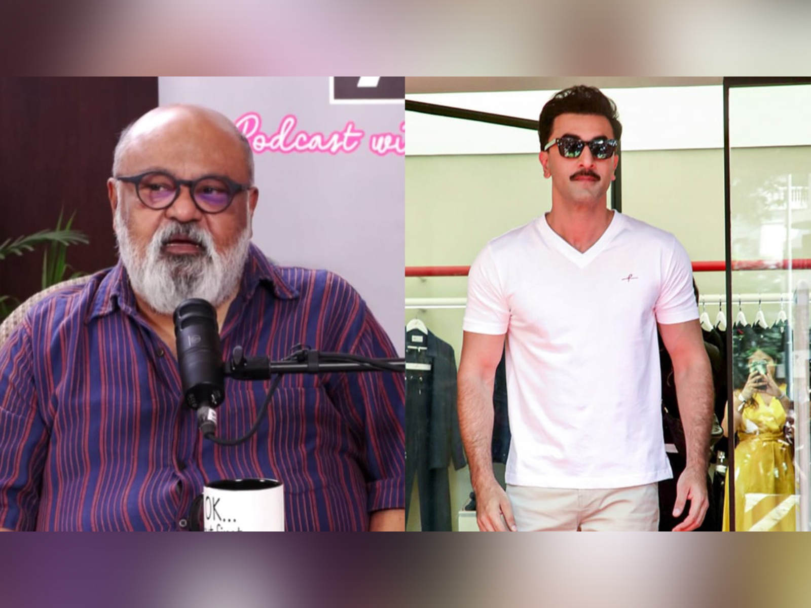 Saurabh Shukla (R), Ranbir Kapoor (L) (Photo/ANI) Saurabh Shukla (R), Ranbir Kapoor (L) (Photo/ANI)