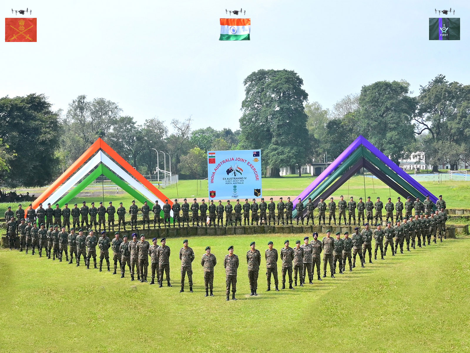 Indian Army contingent to participate in Exercise AUSTRAHIND (Photo/Ministry of Defence) Indian Army contingent to participate in Exercise AUSTRAHIND (Photo/Ministry of Defence)