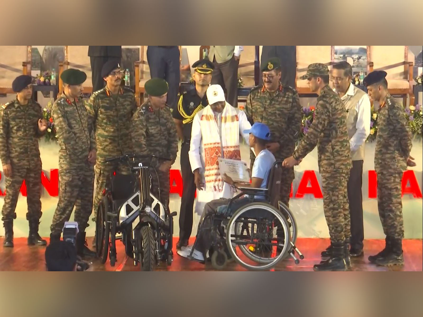 Indian Army organises Veterans Swabhiman Rally 2025 in Guwahati (Photo/ANI) Indian Army organises Veterans Swabhiman Rally 2025 in Guwahati (Photo/ANI)