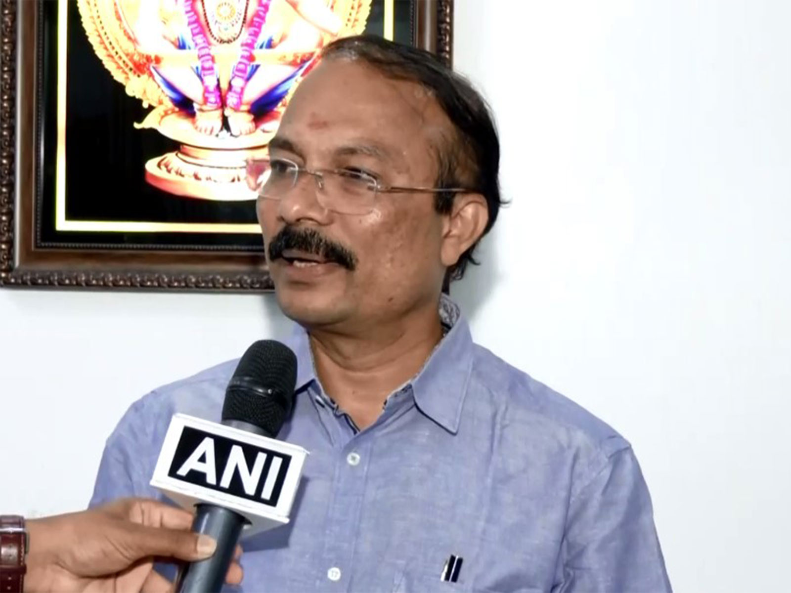 Travancore Devaswom Board President PS Prasanth (Photo/ANI) Travancore Devaswom Board President PS Prasanth (Photo/ANI)