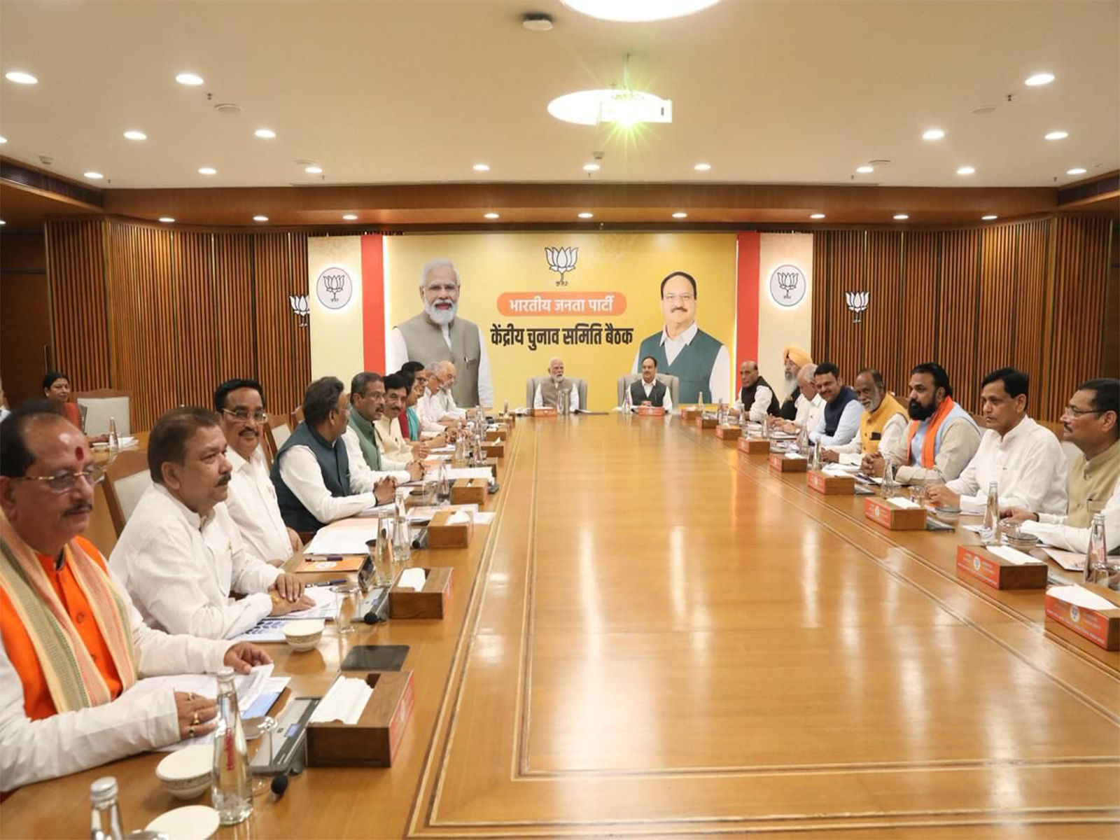 BJP CEC meeting underway in Delhi to finalise Bihar poll strategy (Photo/ANI) BJP CEC meeting underway in Delhi to finalise Bihar poll strategy (Photo/ANI)