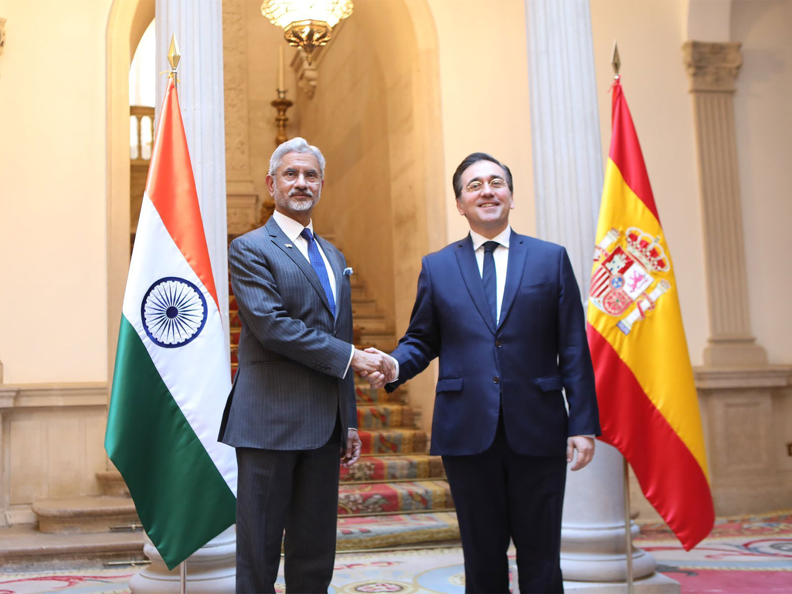 External Affairs Minister S Jaishankar shares an old snippet with FM José Manuel Albares (Photo: X@DrSJaishankar)