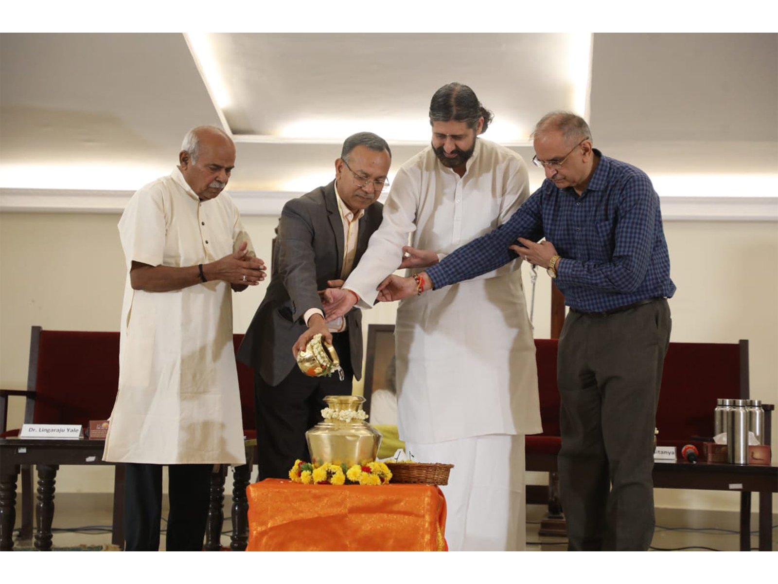 The Jal Kalash ceremony which symbolizes India’s timeless reverence for water as a sacred, life-sustaining resource The Jal Kalash ceremony which symbolizes India’s timeless reverence for water as a sacred, life-sustaining resource
