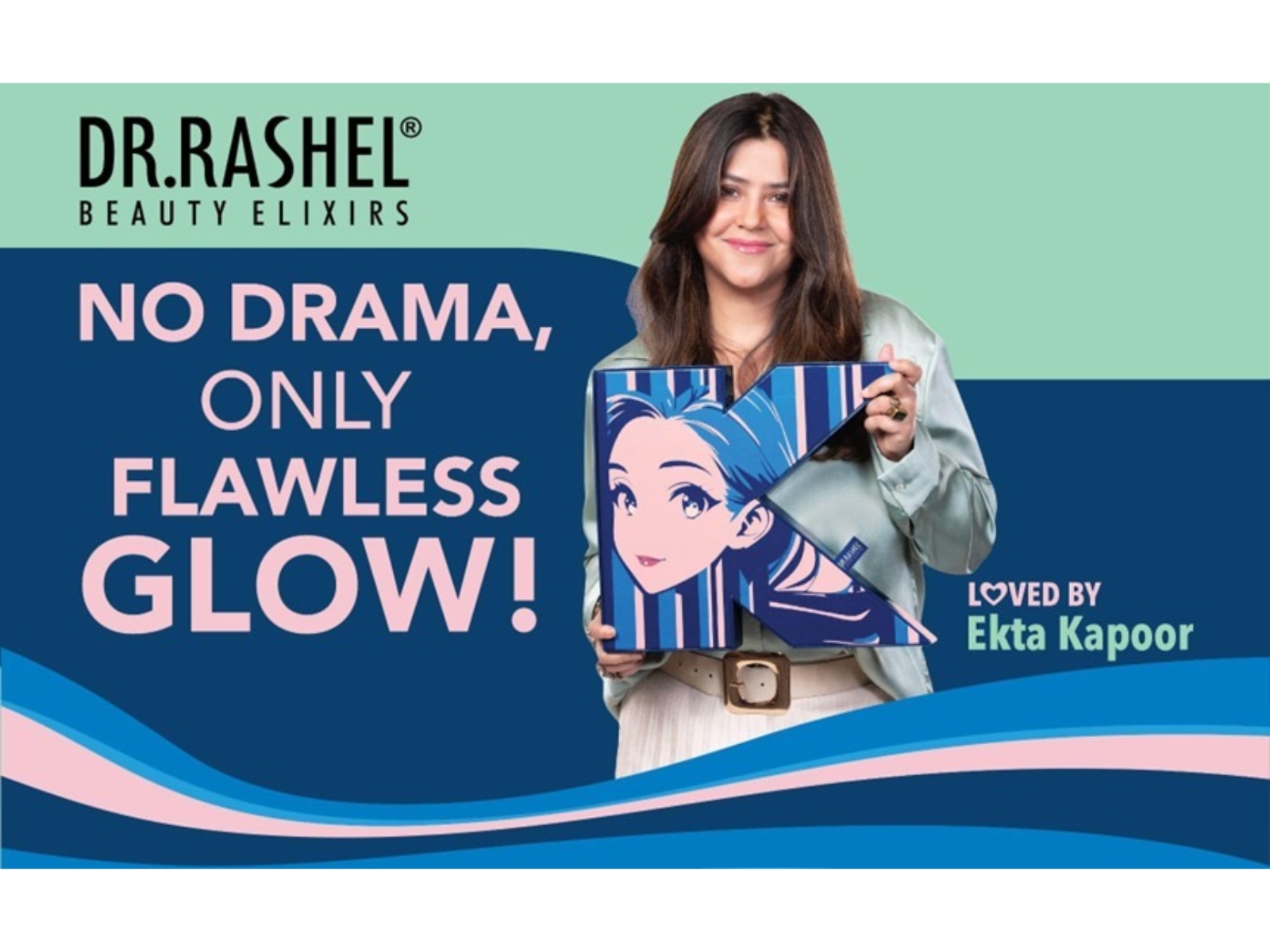 Dr. Rashel and Ekta Kapoor Break the Internet with Their Latest Collaboration - “No Drama, Only Flawless Glow” Dr. Rashel and Ekta Kapoor Break the Internet with Their Latest Collaboration - “No Drama, Only Flawless Glow”