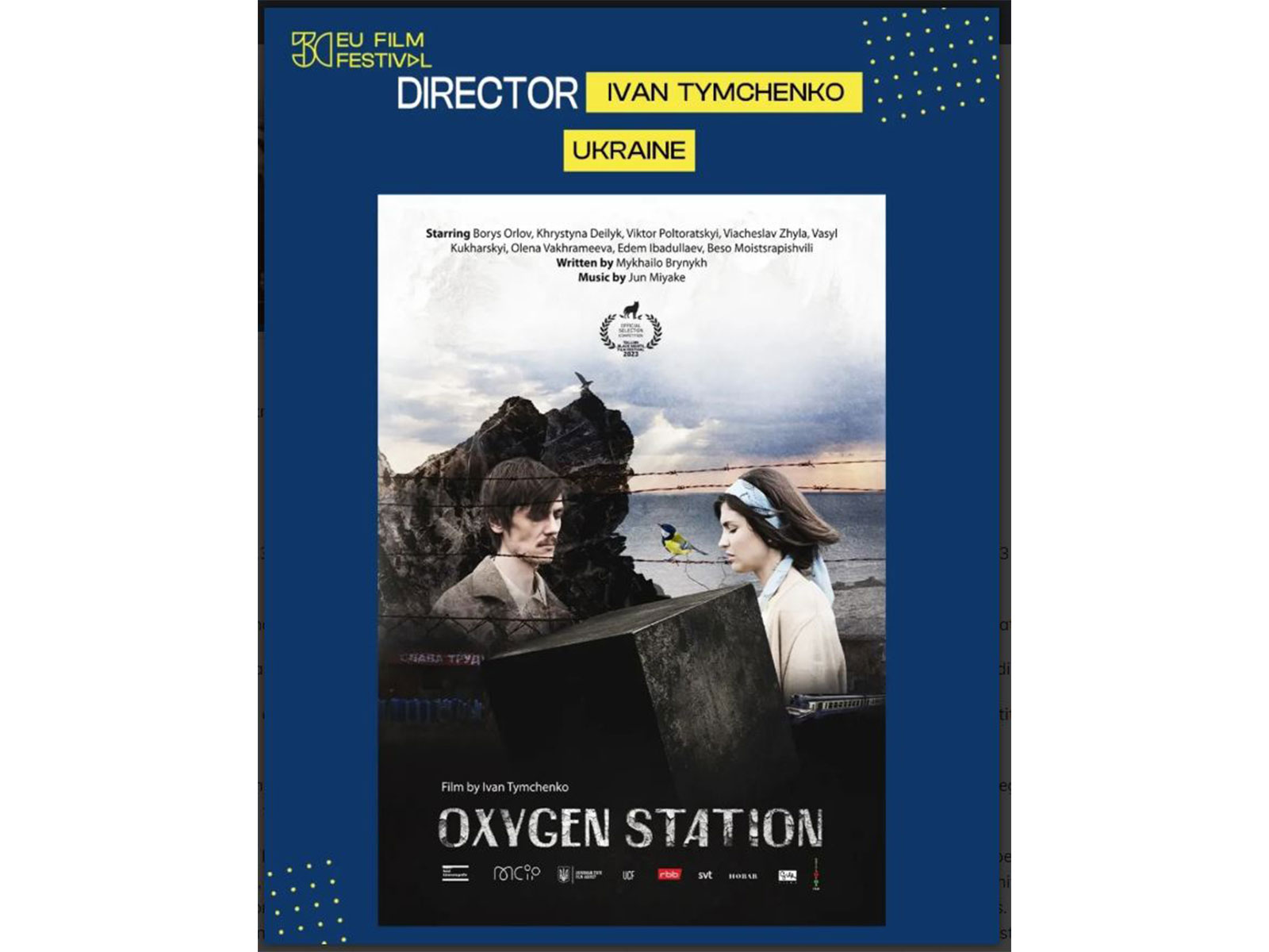 Oxygen Station film from Ukraine to screen at EU Film Festival (Photo: Instagram/@euffindia) Oxygen Station film from Ukraine to screen at EU Film Festival (Photo: Instagram/@euffindia)