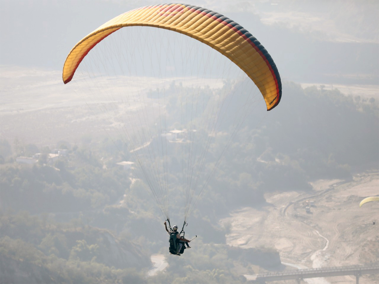 Paragliding in Jammu (File Photo/ANI) Paragliding in Jammu (File Photo/ANI)
