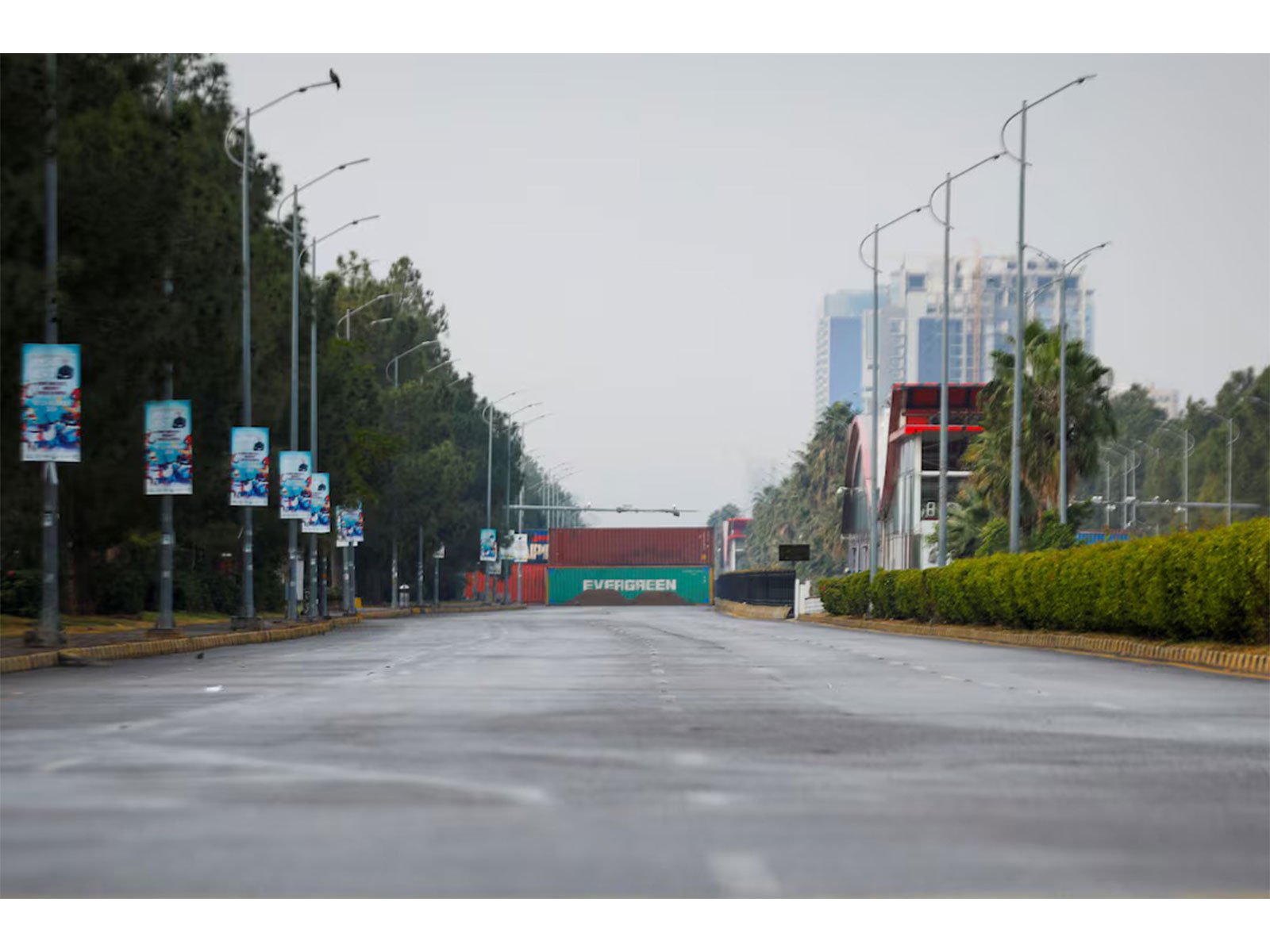 Scenes from Islamabad on Monday as normalcy returns after TLP protest operation. (Photo/Reuters) Scenes from Islamabad on Monday as normalcy returns after TLP protest operation. (Photo/Reuters)